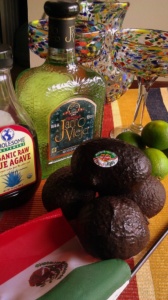 Ingredients for Avocado Love Margarita Ingredients for Avocado Love Margarita
