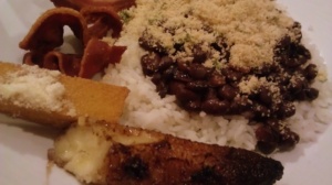Fixings Farofa, feijoada, rice