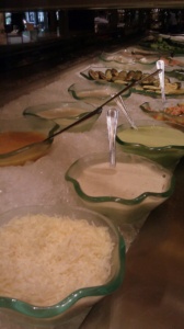 Salad Bar Dressings Many dressings to choose from at the salad bar