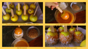 Caramel Apples Process