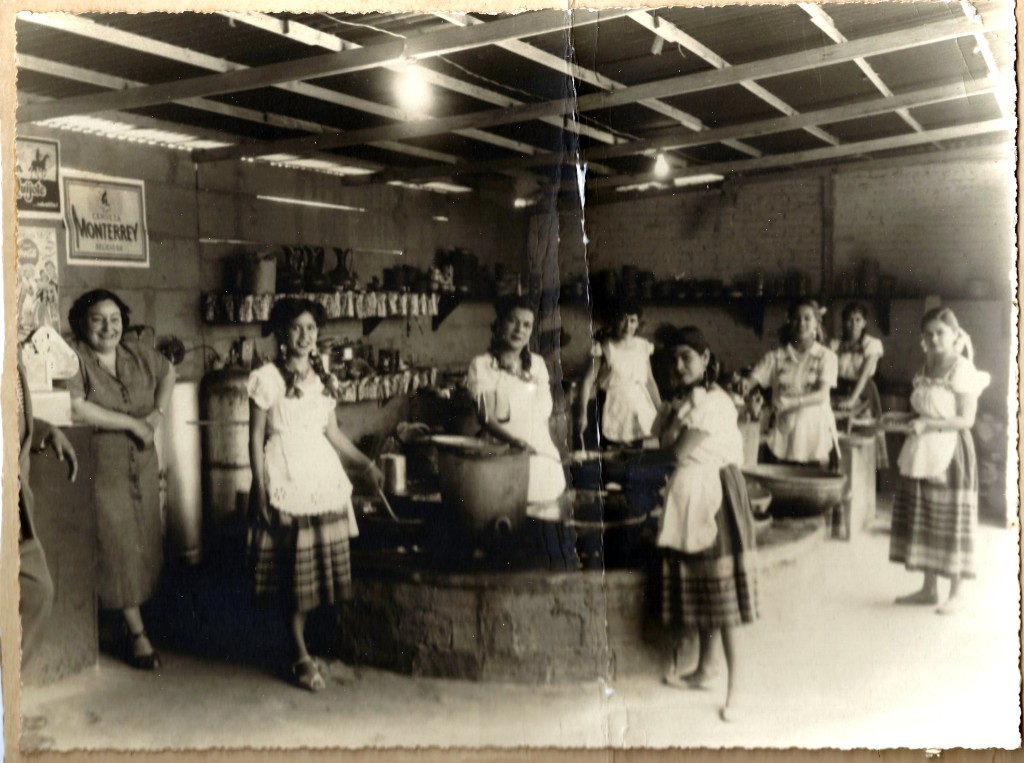 My Grandmother Alicia at her Guadalajara restaurant opening