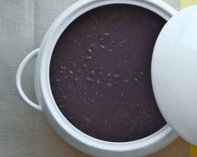 black beans served black beans served