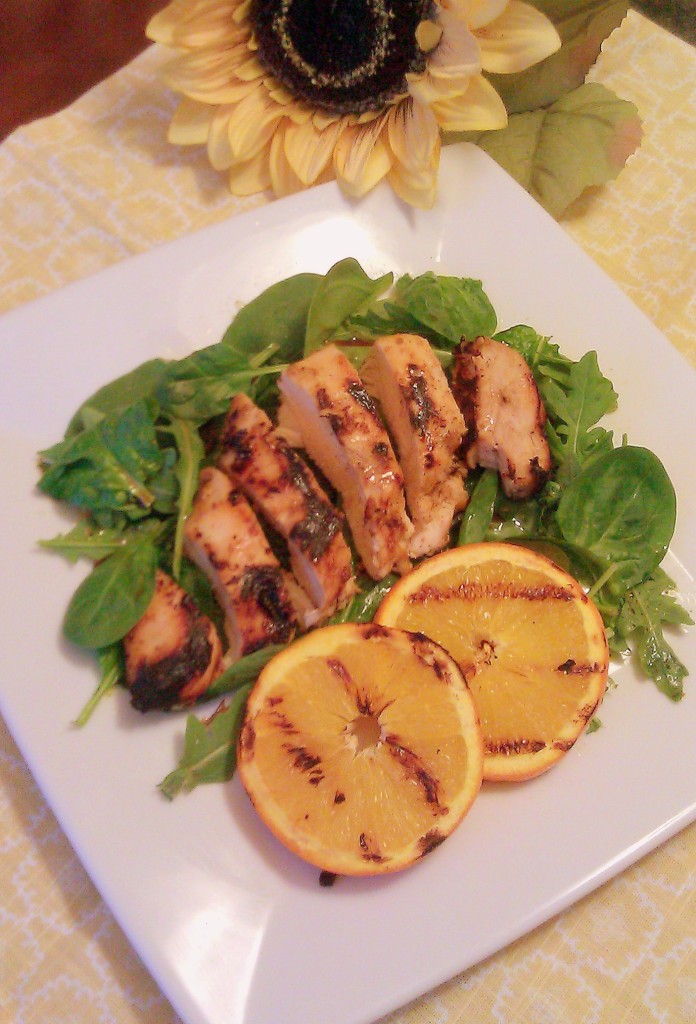 Grilled Chicken a l'Orange