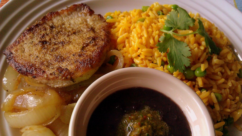 Pork and Yellow Rice