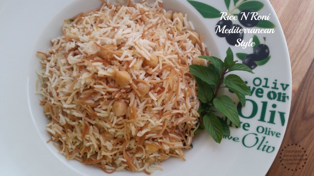 Recipe for the Rice N Roni Mediterranean Style