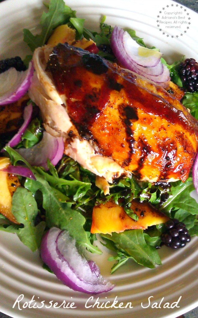 Delicious Rotisserie Chicken Salad to celebrate National Rotisserie Chicken Day