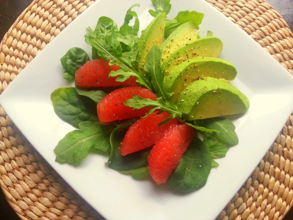Avocado Grapefruit Salad #ABRecipes