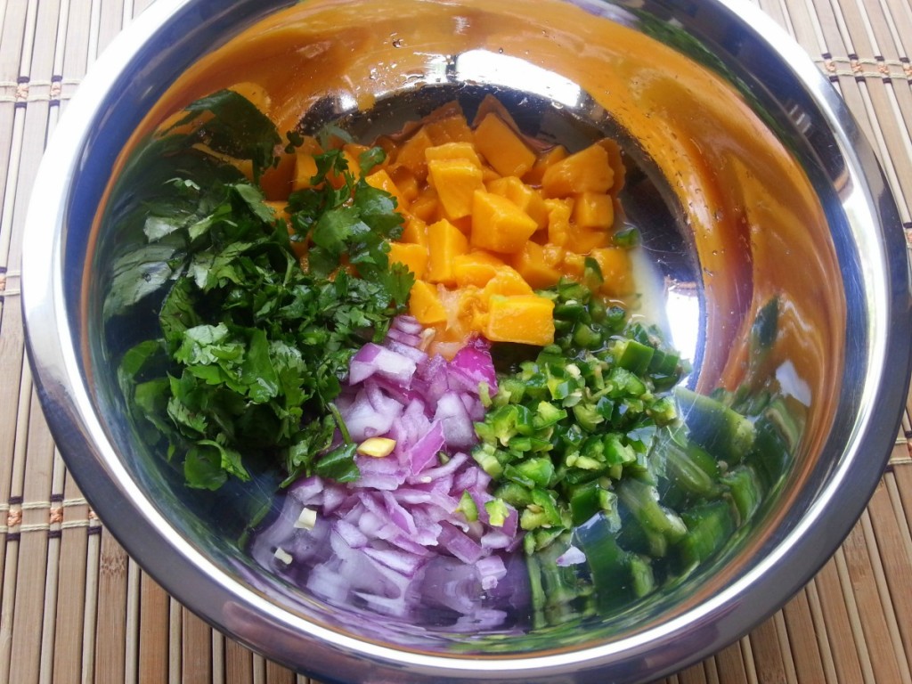 How to prepare the Mango and Serrano Chile Salsa #ABRecipes