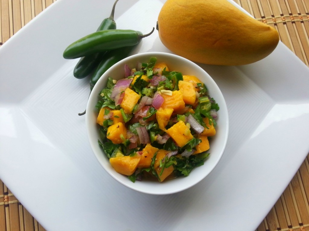 Mango and Serrano Chile Salsa #ABRecipes