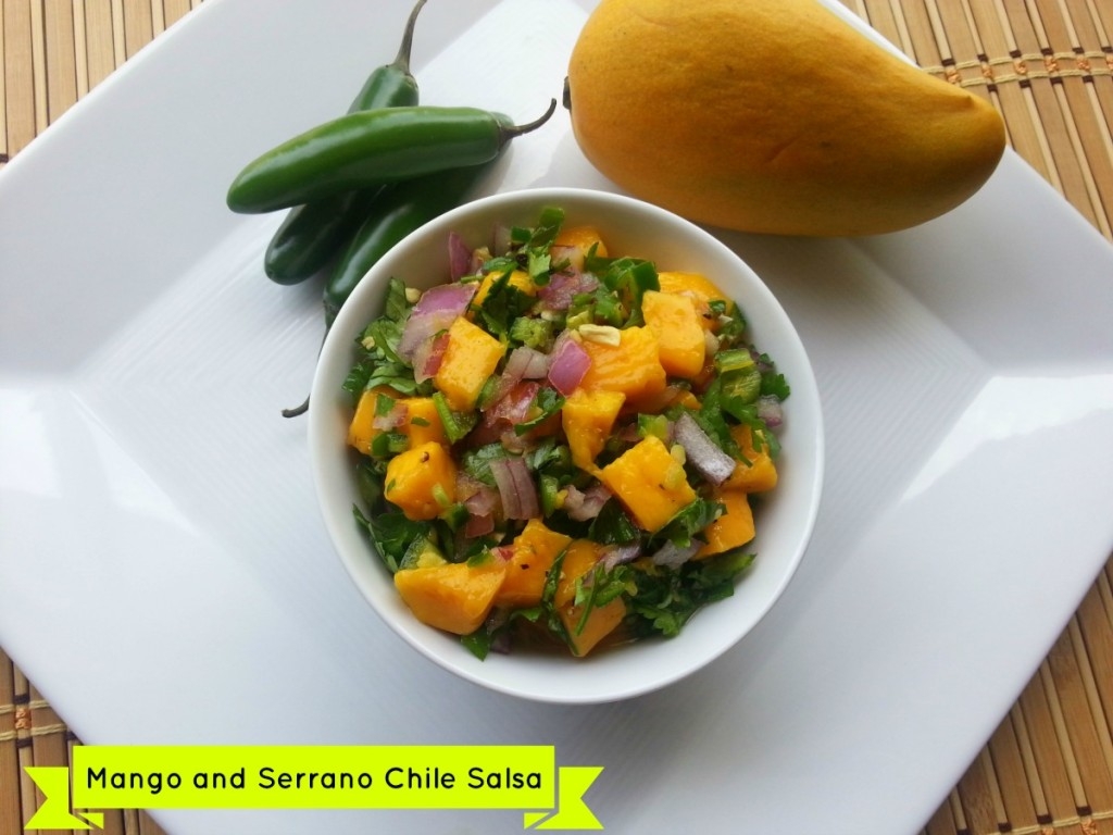 Mango and serrano chile salsa #ABRecipes