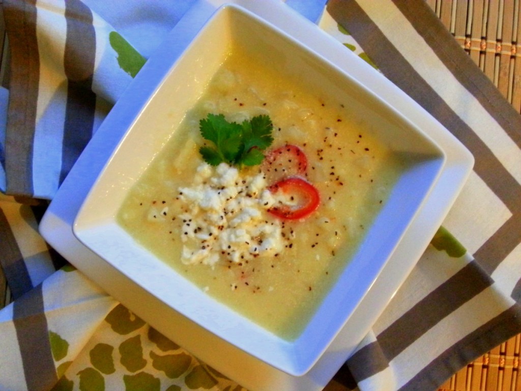 Potato Cream Soup #ABRecipes #AuténticoCheeseSociety