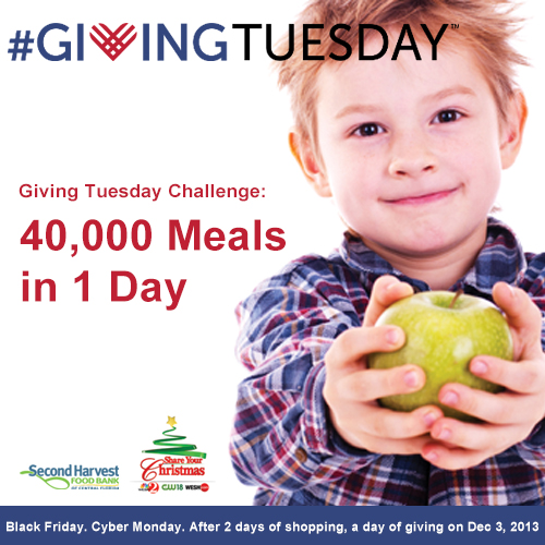 #GivingTuesday 40K meals in 1 day!