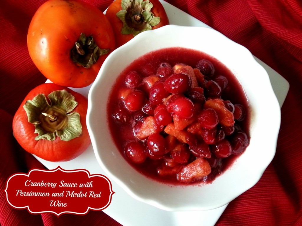 Cranberry and Persimmon Sauce #ABRecipes