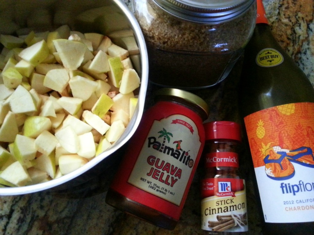 Ingredients for preparing quince preserves #ABRecipes