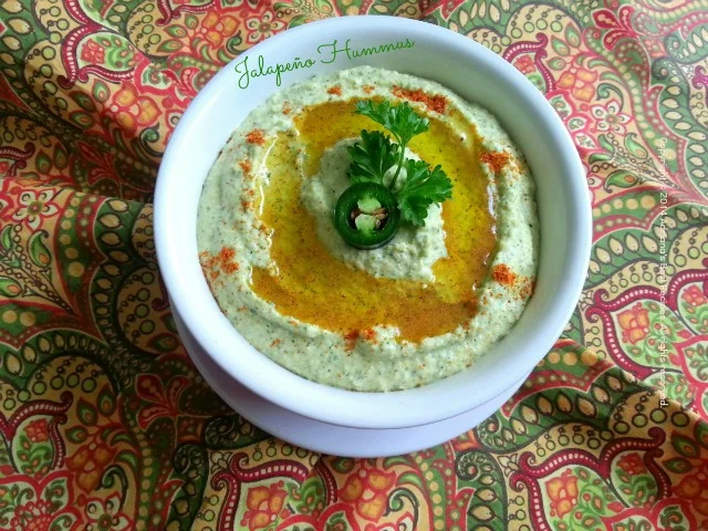 Jalapeno Hummus #ABRecipes Jalapeno Hummus