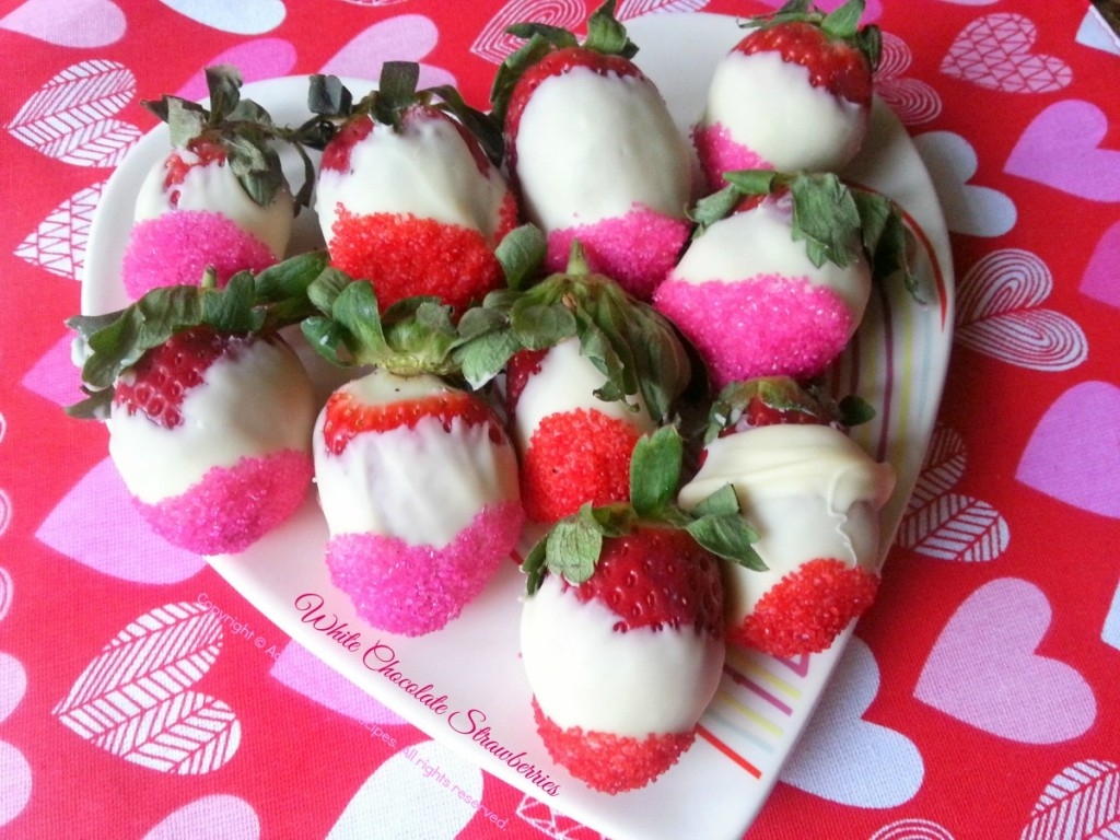 White Chocolate Strawberries #ABRecipes