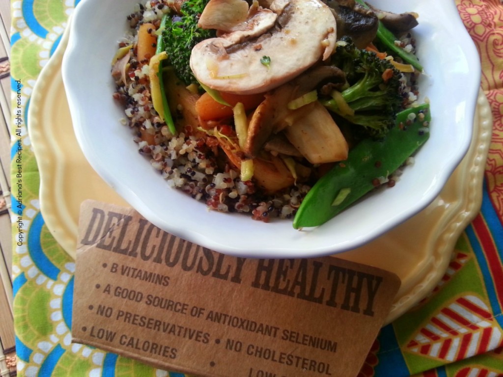 Chicken Mushroom Stir Fry #MushroomMakeover