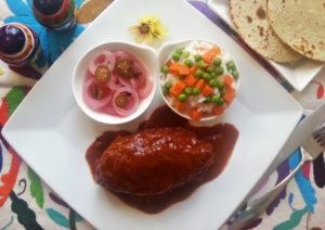 Chicken Pibil a Yucatan cuisine favorite made with achiote