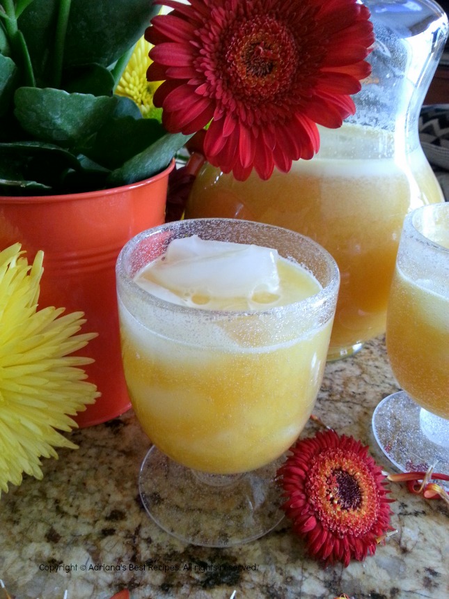 Happy Cinco de Mayo cheering with Passion Fruit Agua Fresca #ABRecipes