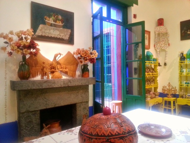 Frida's Dining Room at La Casa Azul