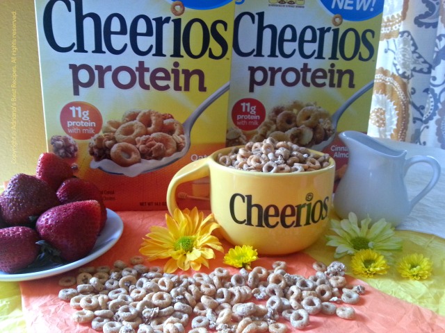 General Mills has given me the chance to debut here in Adriana's Best Recipes the NEW Cheerios Protein