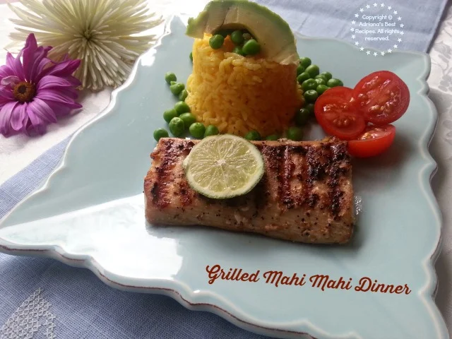 Grilled Mahi Mahi Dinner #ABRecipes Grilled Mahi Mahi Dinner #ABRecipes