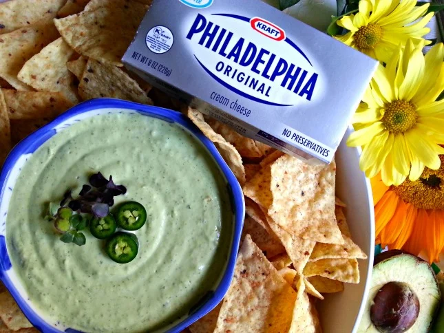 KRAFT Spicy Avocado Dip with PHILADELPHIA Cream Cheese KRAFT Spicy Avocado Dip with PHILADELPHIA Cream Cheese