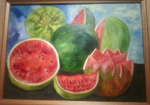 Original Art from Frida Kahlo painted in 1964 at her studio in La Casa Azul #ABRecipes