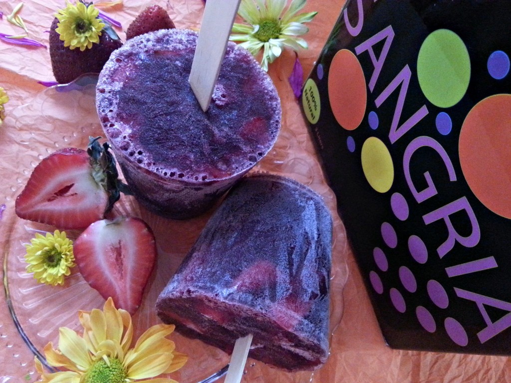 Sangria Ice Pops with Beso del Sol are great option to cheer for your favorite team #ABRecipes