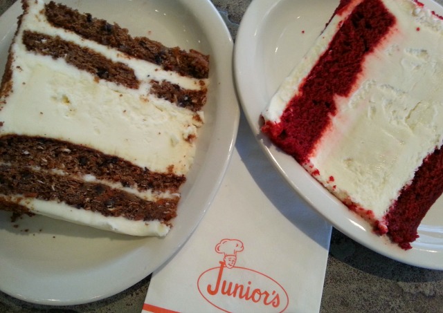 Juniors Cheesecakes Carrot and Red Velvet