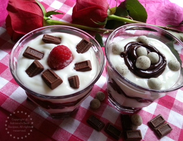 Chocolate Parfaits #HERSHEYS #PlatefullCoOp #ad