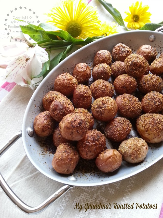 My Grandmas Roasted Potatoes #USBtradiciones #ad My Grandmas Roasted Potatoes #USBtradiciones #ad