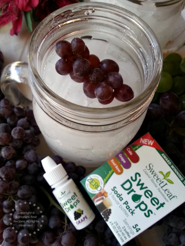 Enjoy Sweet Drops Grape Soda for a break or during your mealtime #SweetLeaf #ad