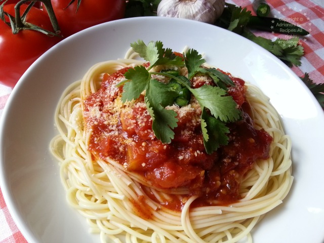 Enjoy the Mexican Marinara Spaghetti with the family #FlavorServed #ad