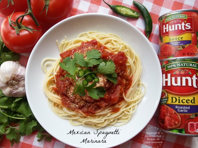 Mexican Spaghetti Marinara #FlavorServed #ad