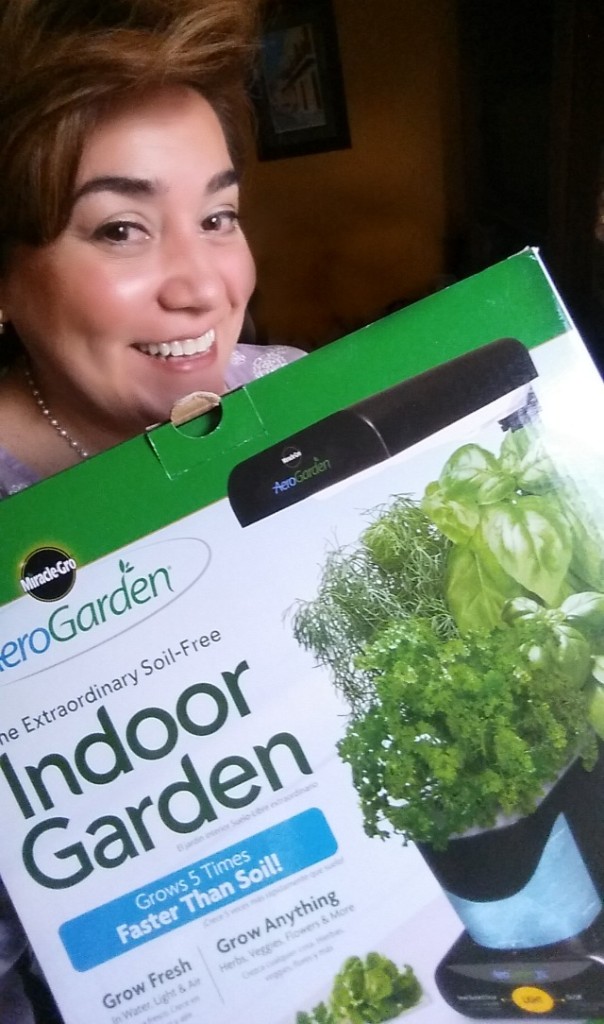 Adriana Martin will be testing the Miracle-Grow AeroGarden 3SL check her updates on Twitter #AeroGarden #ad