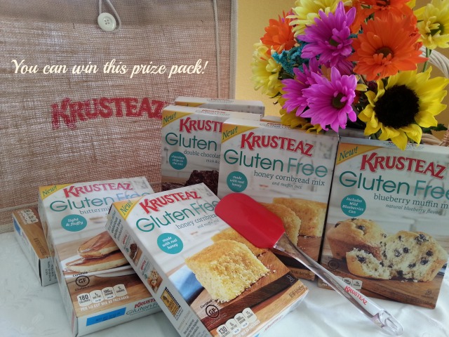 You can win this prize pack sponsored by Krusteaz #GlutenFree #Krusteaz #ad