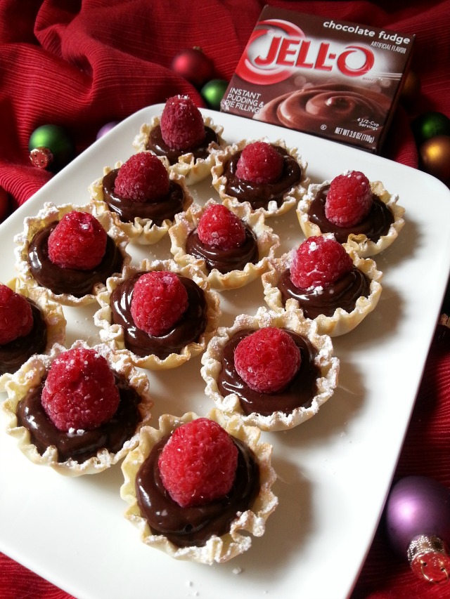 Sencillas Copitas de Pudín de Chocolate para la comida de Navidad