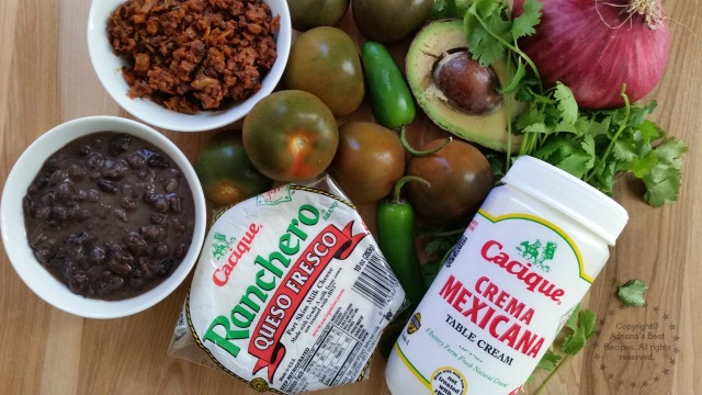 Ingredients for the Movie Nachos Recipe #GoAutentico #ad