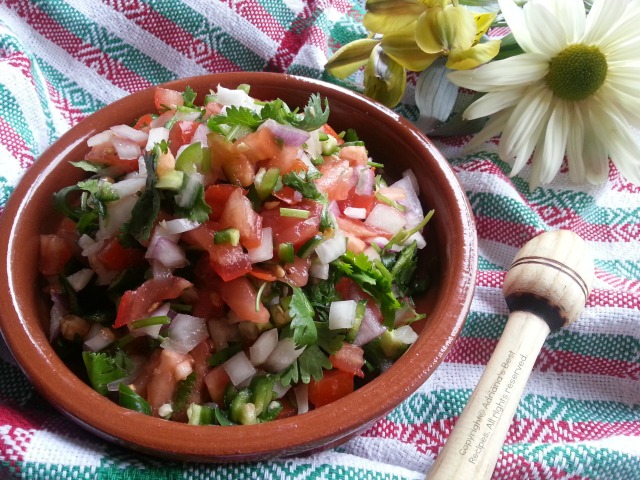 How to make fresh Mexican salsa or pico de gallo #ABRecipes