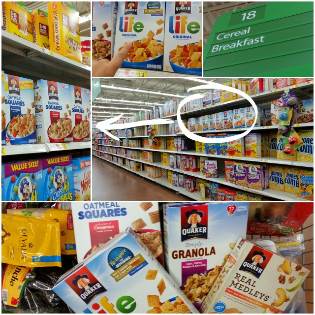 Quaker cereal that I found at my local Walmart store #QuakerUp #LoveMyCereal #spon