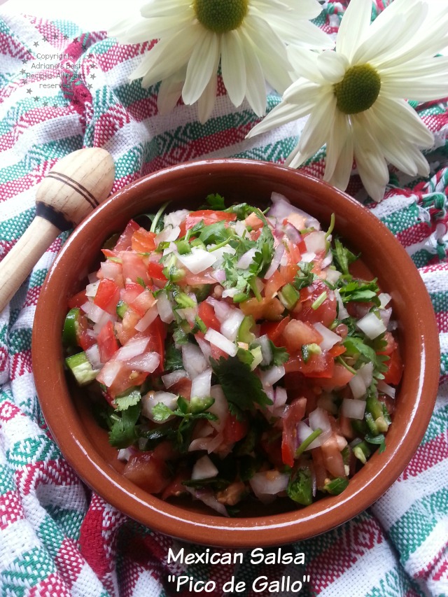 You can serve this fresh Mexican salsa or pico de gallo as an appetizer #ABRecipes You can serve this fresh Mexican salsa or pico de gallo as an appetizer #ABRecipes
