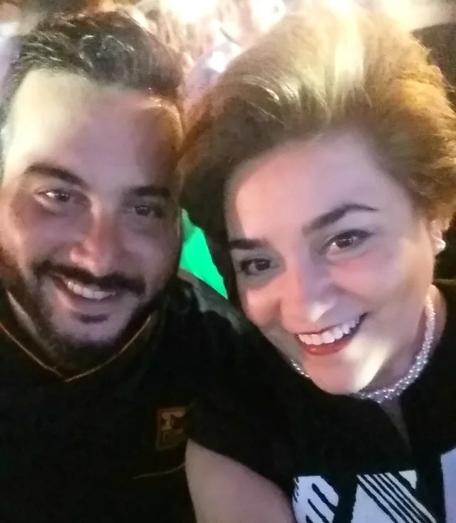 Adriana Martin and Chef Mendin #SabiosDelSabor #ad Adriana Martin and Chef Mendin #SabiosDelSabor #ad