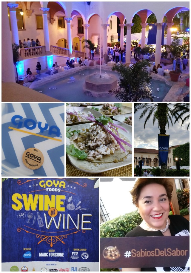 Aspects of the Goya Foods Swine and Wine presented by National Pork Board #SabiosDelSabor #ad #SOBEWFF