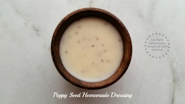 Poppy Seed Homemade Dressing #ABRecipes Poppy Seed Homemade Dressing #ABRecipes
