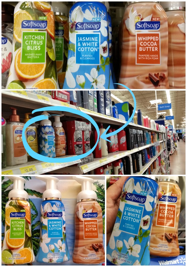 Find the new line of foaming hand soaps by SoftSoap at Walmart #FoamSensations #ad Find the new line of foaming hand soaps by SoftSoap at Walmart #FoamSensations #ad