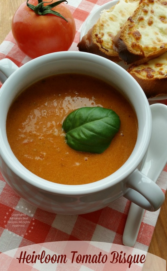 Heirloom Tomato Bisque is tasty and a good option to introduce the family to eat beets #LentenRecipes #ABRecipes