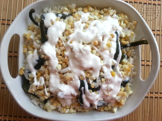 How to make the Poblano Rice Casserole #ABRecipes How to make the Poblano Rice Casserole #ABRecipes