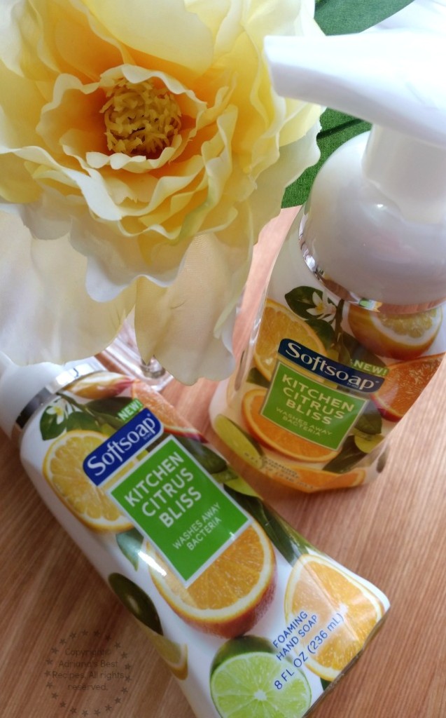 Kitchen Citrus Bliss from SoftSoap my easy hack to eliminate garlic odor from my hands #FoamSensations #ad