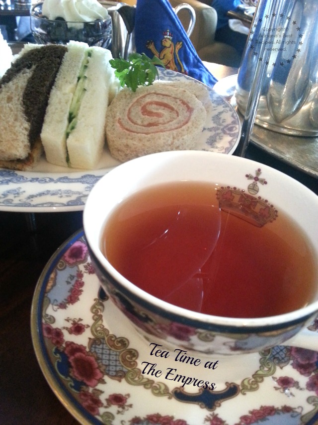 Tea Time at The Empress in Victoria BC #ViajaConBW